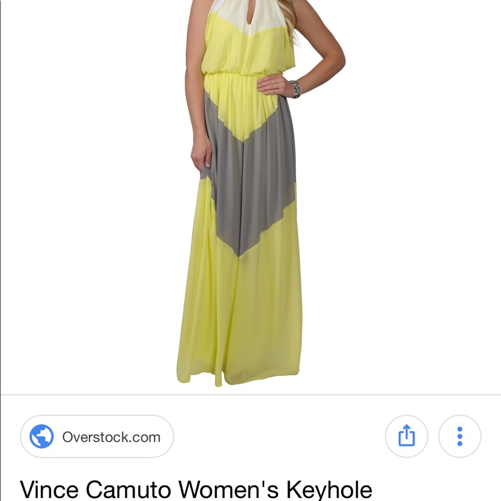 Floor Length Vince Camuto Halter Dress!! - Picture 7 of 8